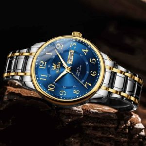 Dial Style-12-Hour Dial Year of Manufacture -2024-Now Gender-Men's Band Type-Two-Piece Strap Brand Olves Department-Men Type-Wristwatch Customized-No Style-Casual, Sport