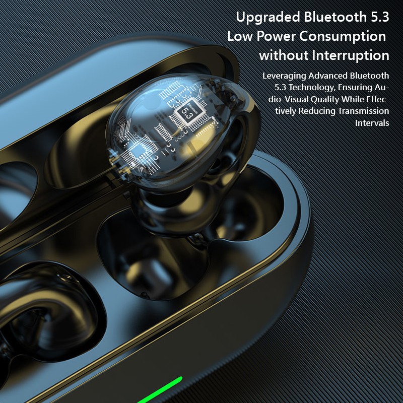 T75 Ear Mounted Bone Conduction TWS Bluetooth Headset - Image 4