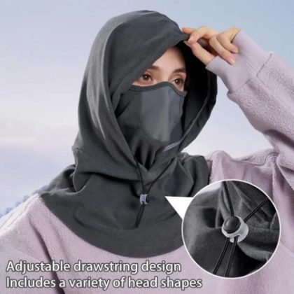 Multiple Winter Protection Hudl Windproof Full Face Mask (Black)